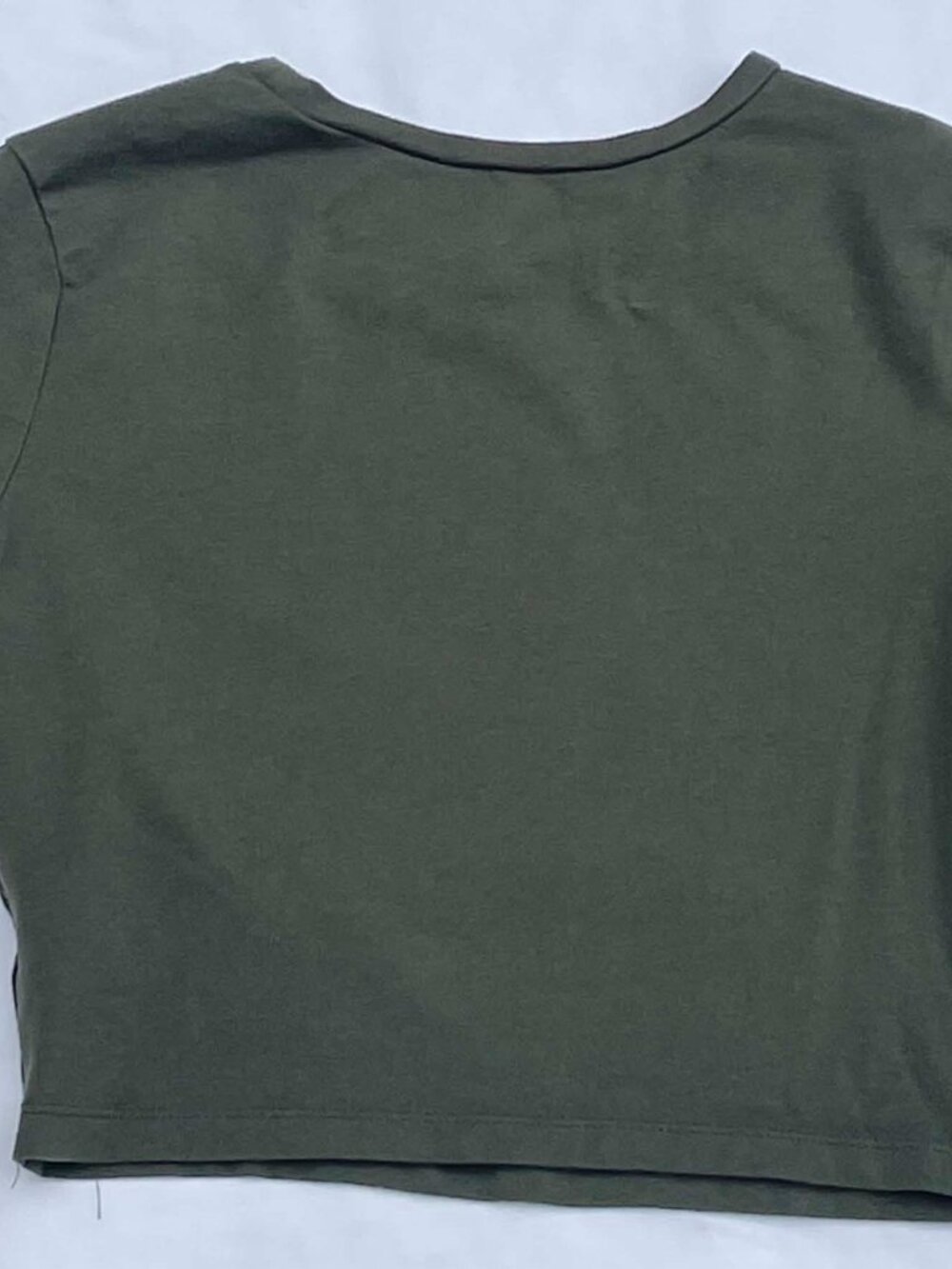 WILD FABLE Women’s Green Crop Top, Size M (flaws pictured)